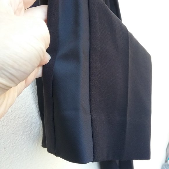 NWOT Black Paper Bag High Waisted Tuxedo Pants - Picture 12 of 16